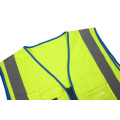 Hi Viz Reflective  Blue Yellow Safety Vest